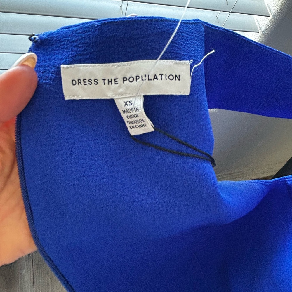 Elle sweetheart electric blue dress - Picture 14 of 14
